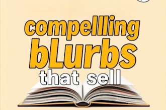 create a compelling book blurb to hook your readers