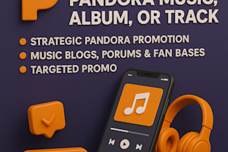 do pandora music promo, pandora album, track promotion