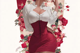 pin up girl and pin up girl illustration