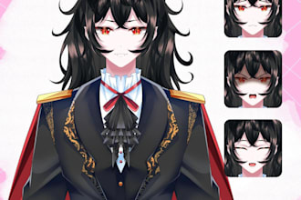 craft vtuber model, live 2d vtuber model, 2d vtuber model, live2d model