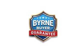 design greatest guarantee sheild ribbon logo