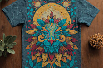 create vintage trendy unique t shirt design