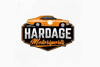 design unique motorsports shop logo
