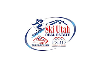 design iconic real estate or ski jet logo