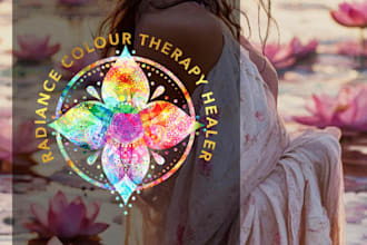 create a luxury geometry watercolor mandala logo design