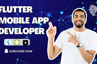 do mobile app development,android ios app development as a flutter app developer