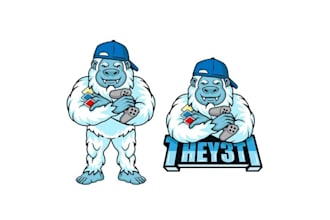 make particular traditional logo for a video game streamer