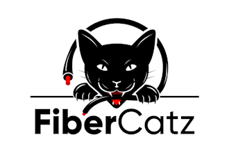 do modern super high quality fiver cable, voltage logo design