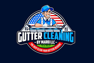 design a cleaning, maintenance and pressure washing logo
