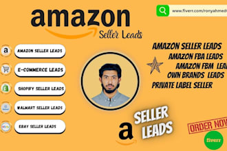do amazon seller leads, amazon leads, ecommerce store leads