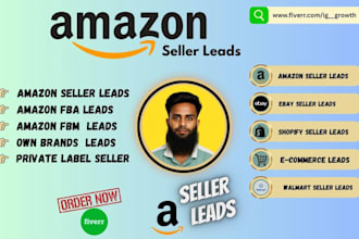 do amazon seller leads, amazon leads, ecommerce store leads