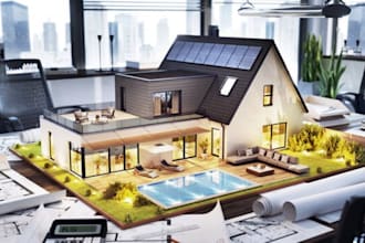 design solar panel system with permit ready drawing and pv layout