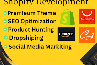 design a professional shopify store with high conversion