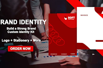 design brand manual including logo and identity