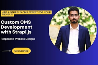 build custom cms using strapi js