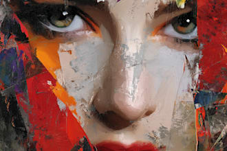 design and animate abstract album cover art