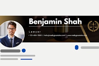 create linkedin creation and custom profile banner design
