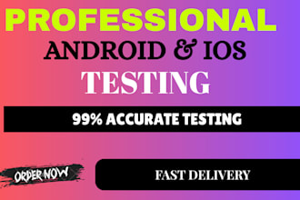 test websites android  IOS apps QA manual functionality UX UI testing