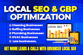 best local SEO for cleaning roofing plumbing hvac and law service USA
