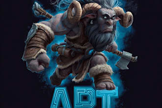 design a custom fantasy, rpg, sci fi animated game logo