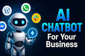 build a custom ai chatbot for whatsapp, facebook and slack