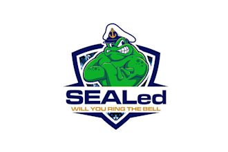 design unique colorful navy seal logo