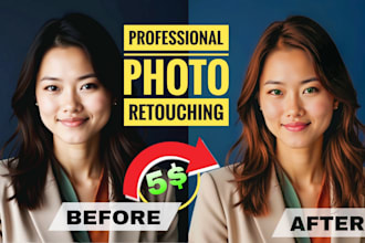 do high end skin retouching and portrait photo editing