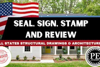 review and stamp architectural drawing mep house plan floor plan city permit