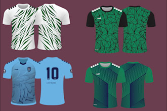 do jerseys, hoodies , basketball kits with complete sublimation files