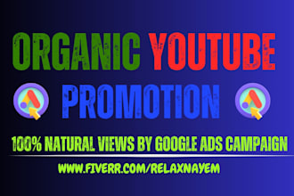 do organic youtube video promotion by google ads