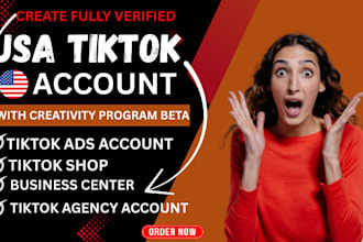 create warm up US  tiktok, instagram account for the US audience