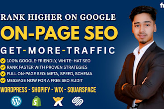do expert on page SEO for wordpress, shopify, wix and squarespace