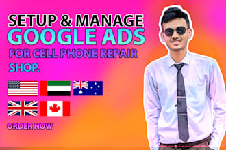run google ads for your cell phone and computer repair shop