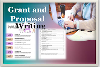 assist in grant searching and rfp writing