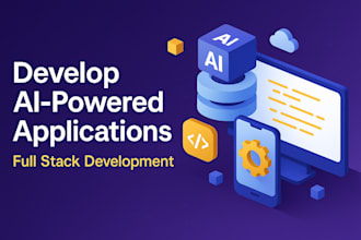 develop ai powered web or mobile app with full stack saas functionality