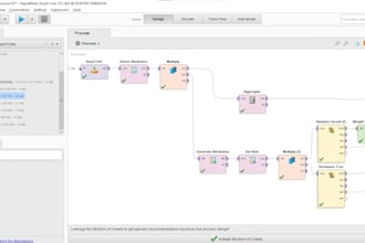 do data mining works using orange, knime and rapid miner