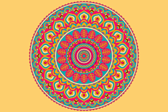 do a beautiful and unique mandala art for you