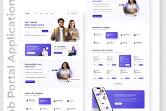 develop job portal app, recruitment app, job seeker mobile or web app