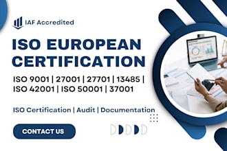 provide iso 9001, 14001, 45001, 27701, and 13485 iaf accredited