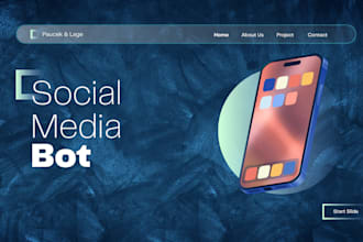 develop social media bot, ai chat bot,messenger bot,discord bot