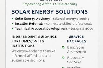 design and size solar pv systems and draft proposals