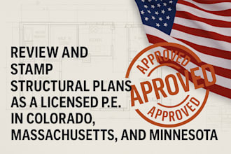 do structural engineering pe stamp  in colorado, massachusetts and minnesota