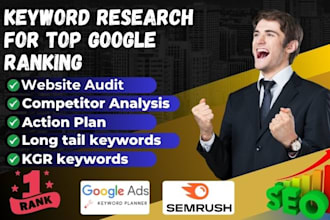 do advanced SEO keyword research and competitor analysis