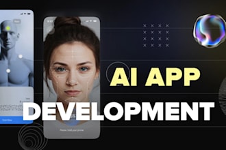 build ai photo editing app, ai video generator app, ai  music streaming app