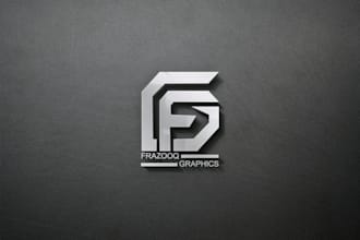 design 3d logo and  social media design