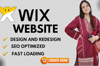 do wix website design or redesign or wix online store