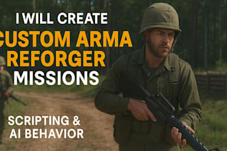 create arma reforger missions with scripting and ai behaviours