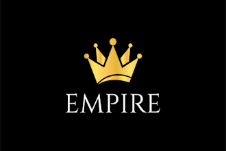 do modern minimalist and luxury, crown, jewelry logo design