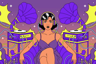 bold illustration for band merch, album cover, and apparel