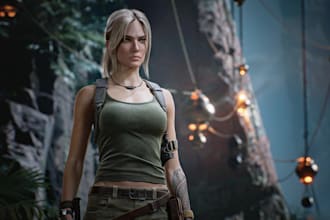 create  realistic 3d character, game character modeling and for unreal or unity